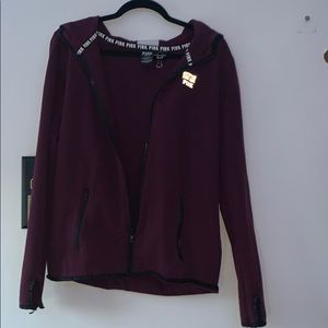 Victoria’s Secret Pink Logo full zip sweatshirt